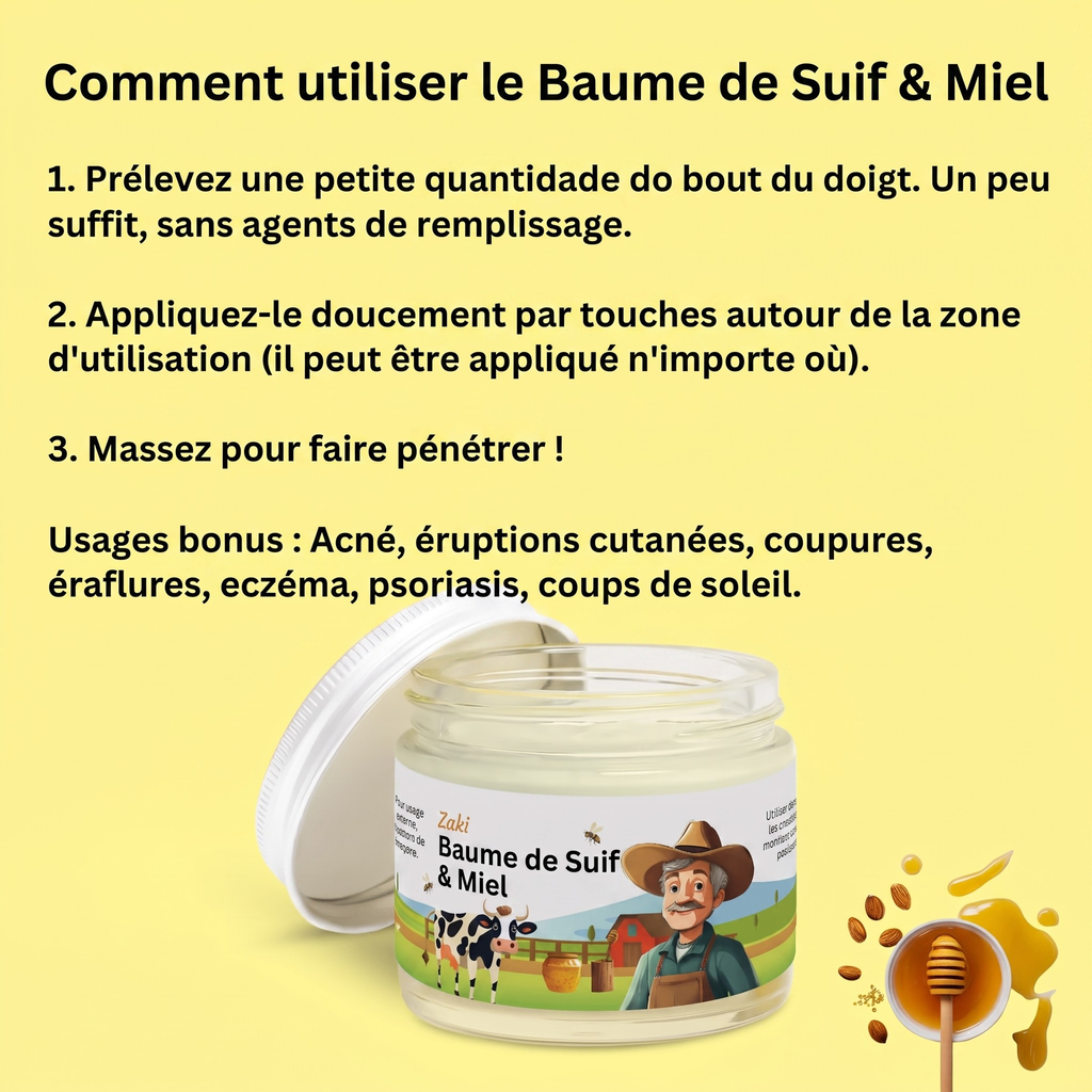 Zaki Baume de Suif & Miel